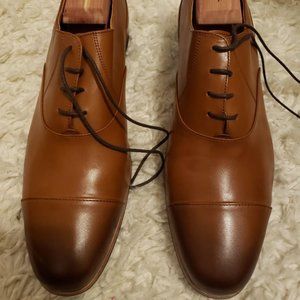Wolf & Shepherd Closer Cap Toe - Honey / 11 / EE - Dress Shoes